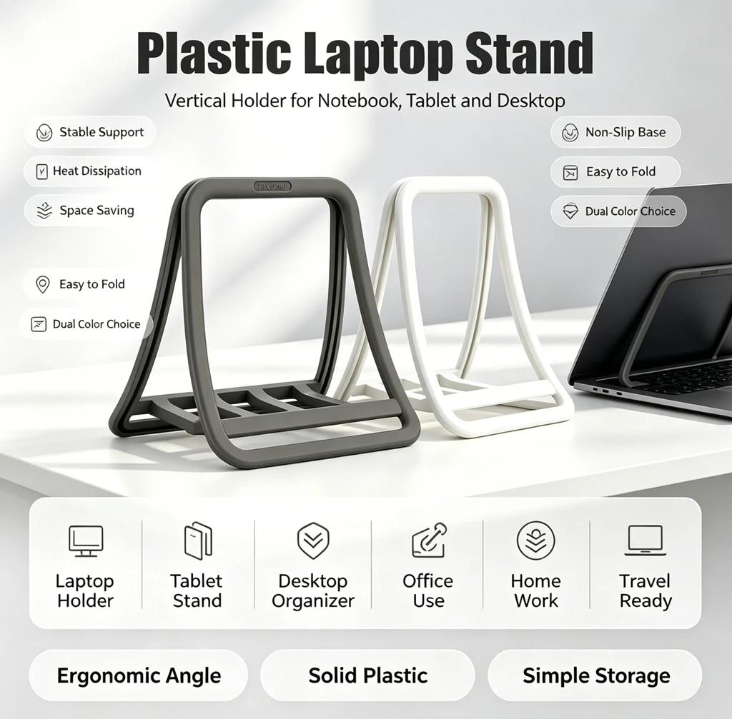 Desk Setup Macbook - Supporto Verticale per Laptop, Porta Notebook