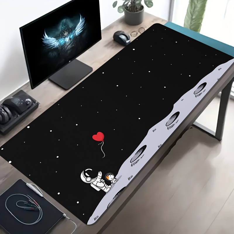 Desk Setup Laptop And Pc - Tappetino per Mouse da Gaming Oversize