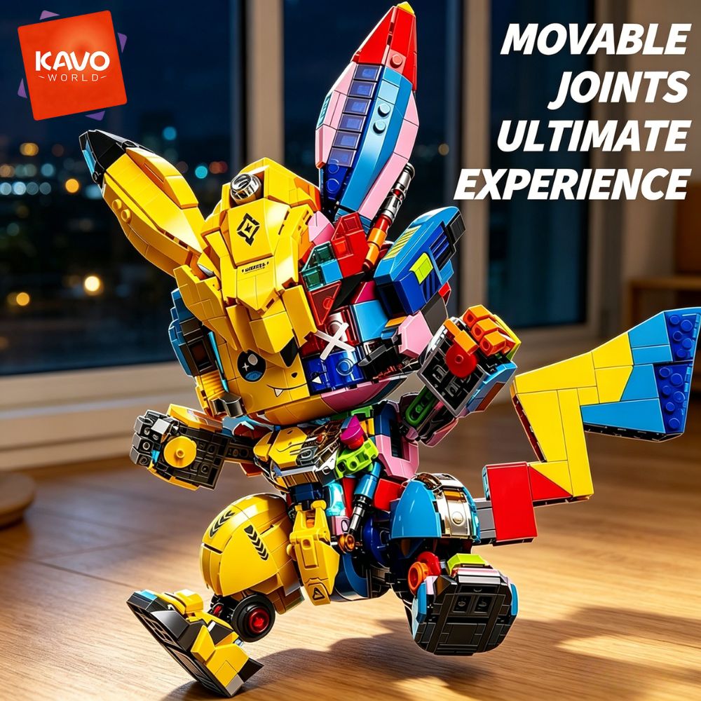 Yellow Desk Setup - KAVOWORLD Kit di Costruzione Meccanico a