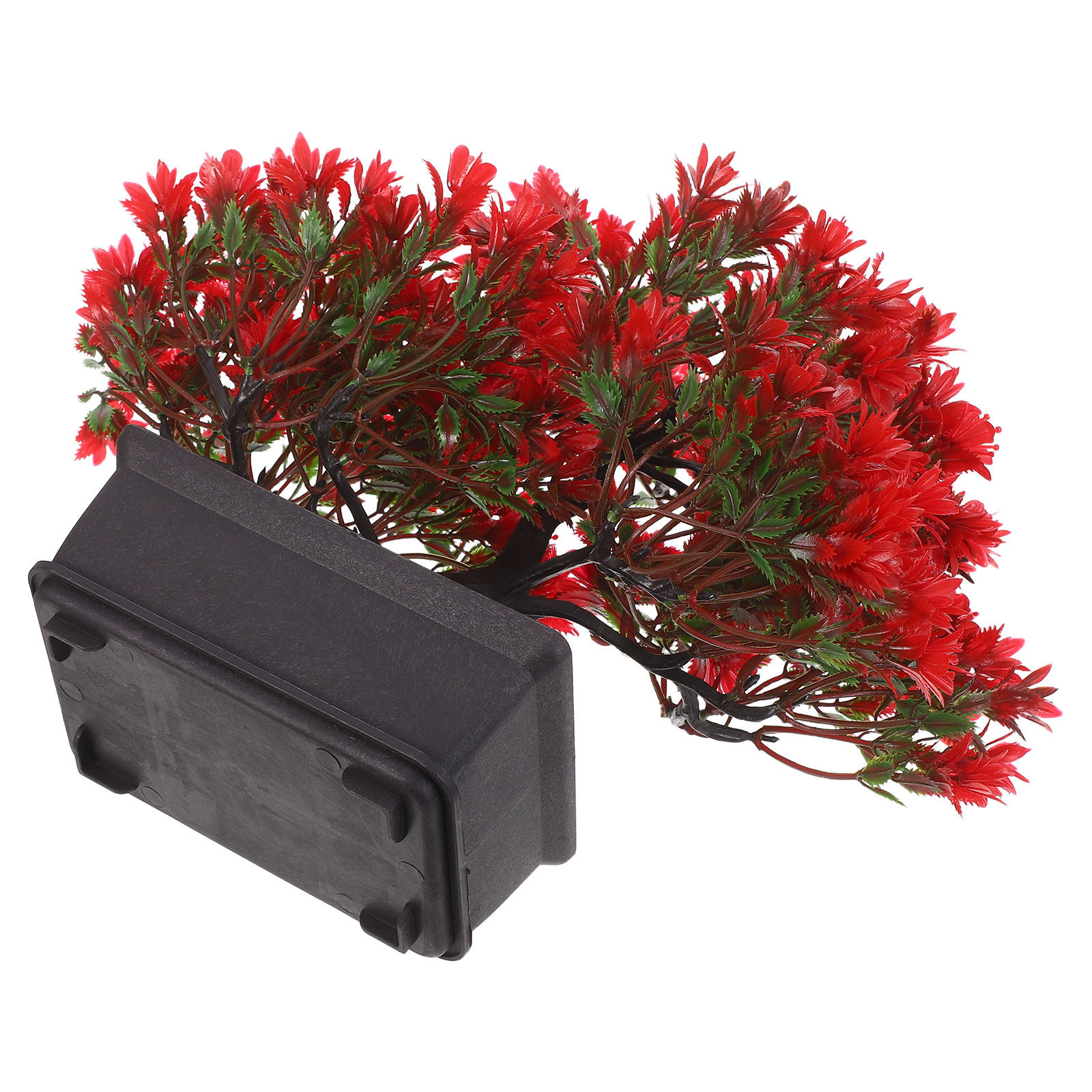Plant Pot Small Desk - Bonsai Artificiale in Vaso, Piccolo, Realistico,