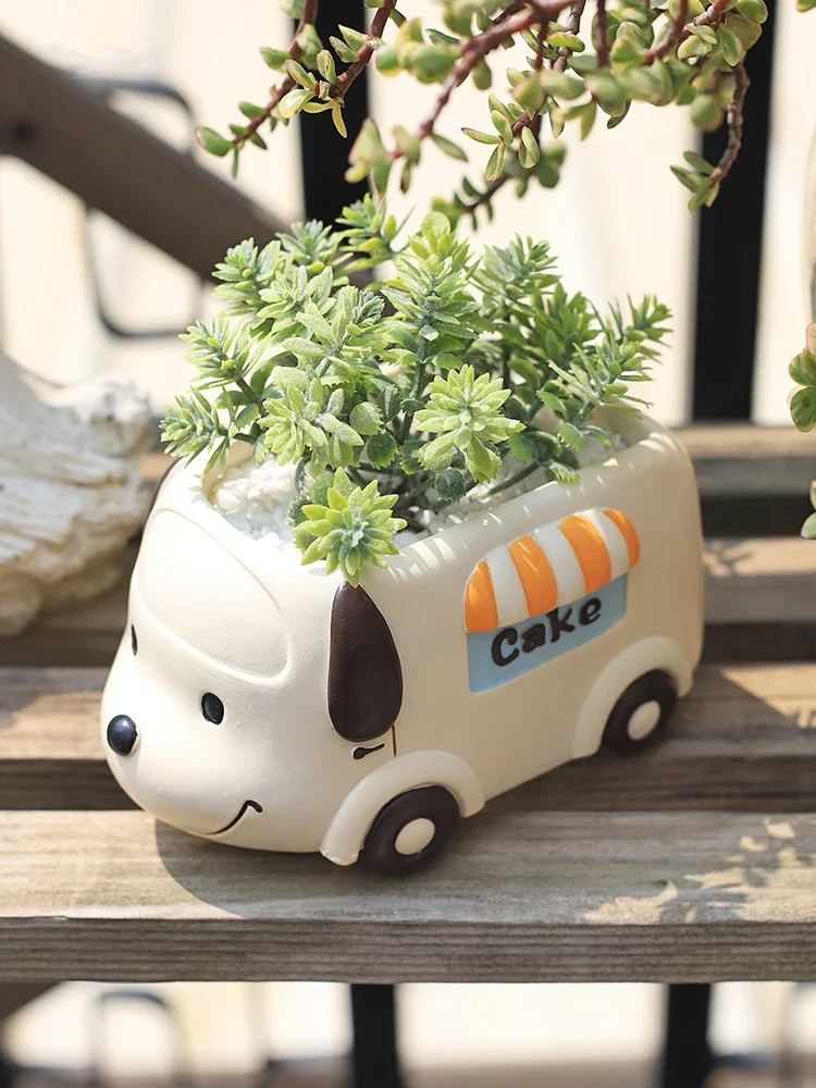 Plant Pot Small Desk - Camion di cibo Animale Piccolo vaso