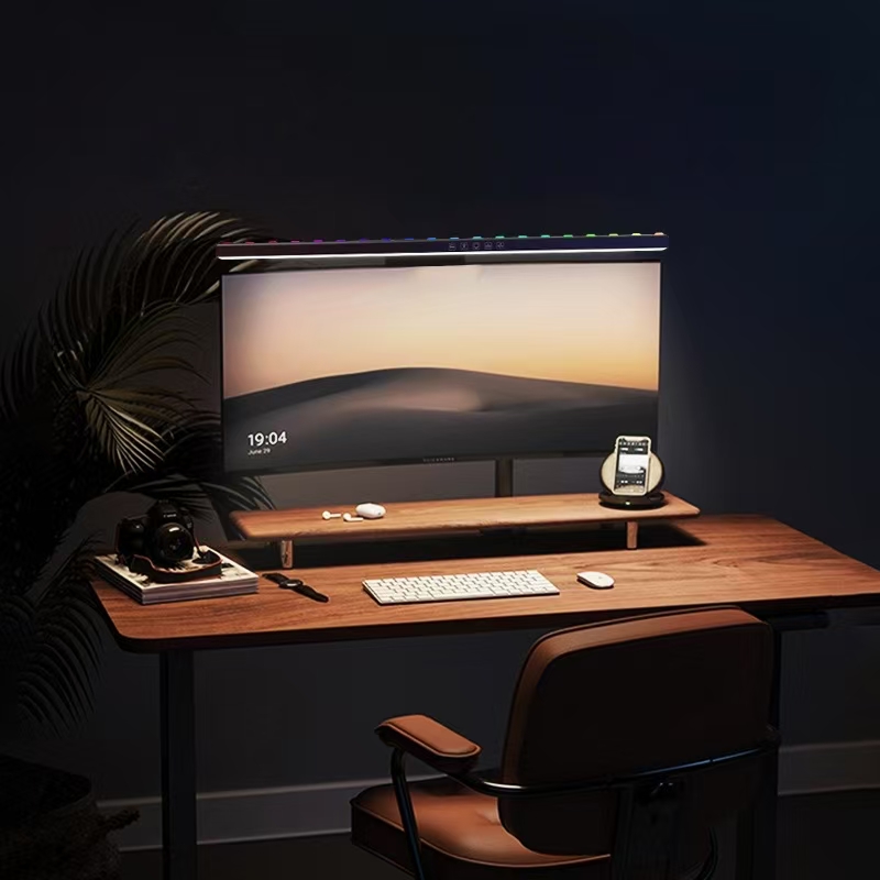 Yellow Desk Setup - Lampada da Scrivania LED Sospesa, Luce