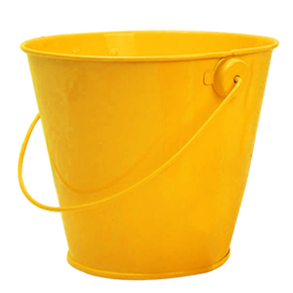 Plant Pot Small Desk - 6 Pezzi Mini Secchielli in Metallo