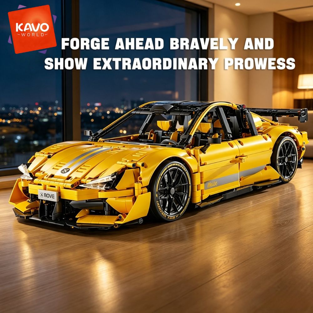 KAVOWORLD 2143 pezzi Auto da C - Yellow Desk Setup recensione e prezzo