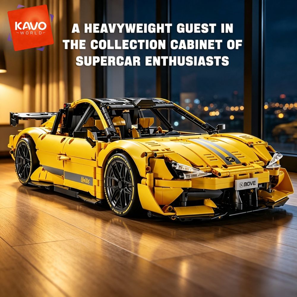 KAVOWORLD 2143 pezzi Auto da C - Yellow Desk Setup recensione e prezzo