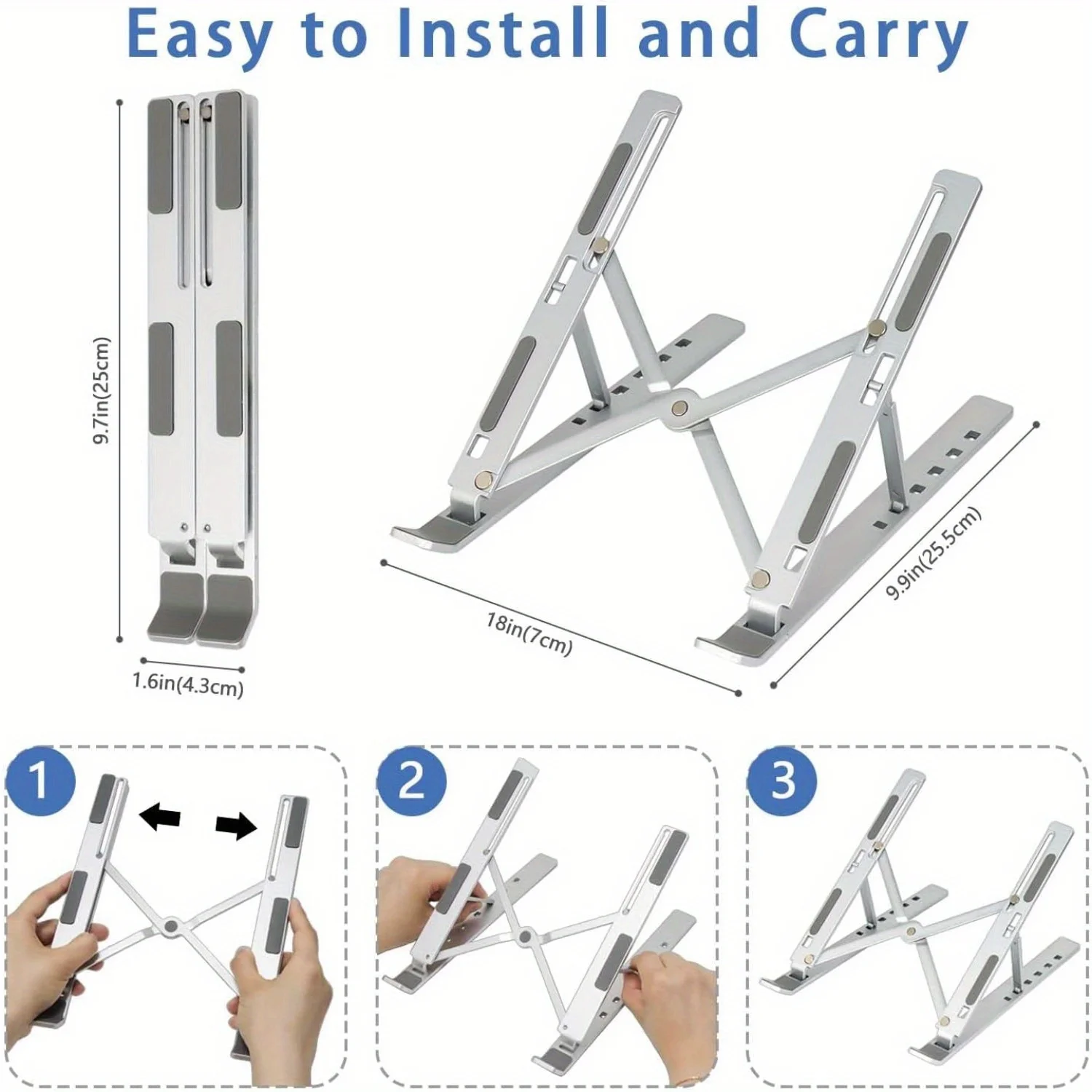 Supporto Pieghevole in Allumin - Desk Setup Macbook recensione e prezzo