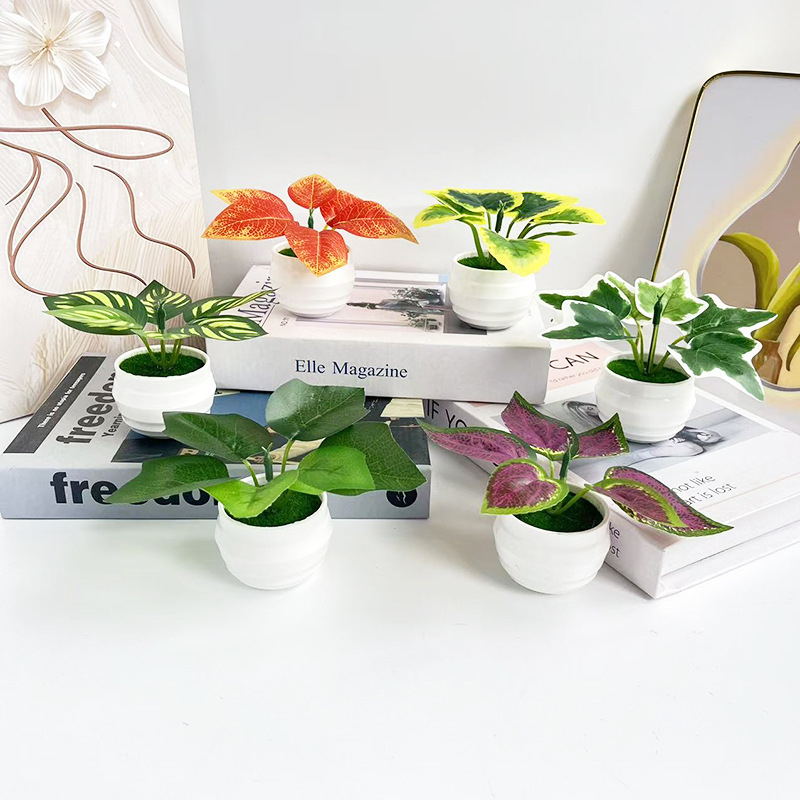 Piante verdi artificiali in pi - Plant Pot Small Desk recensione e prezzo