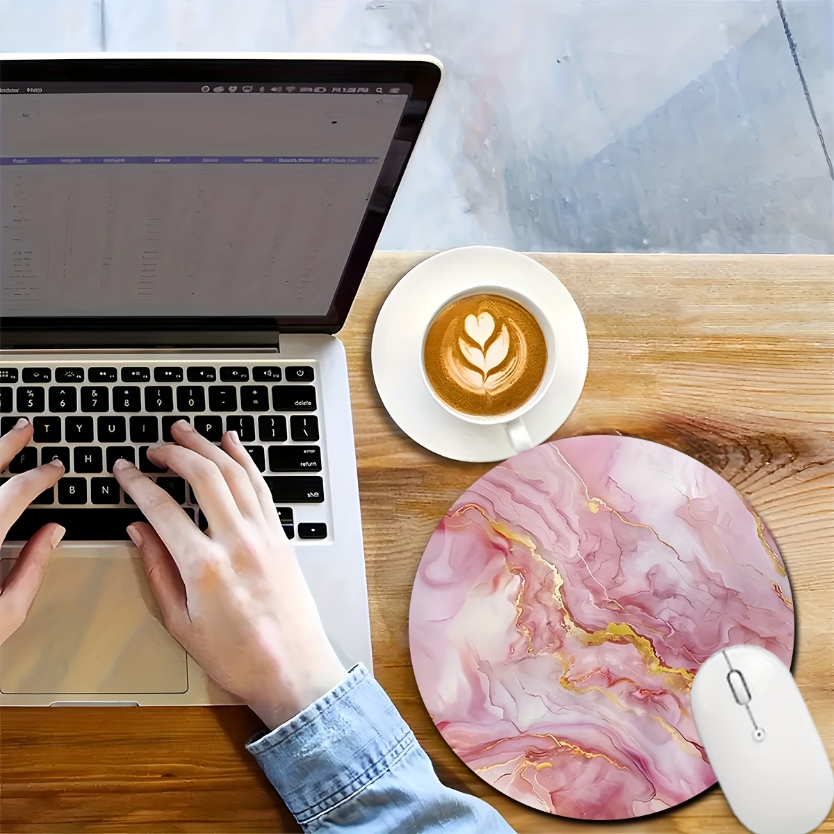 Tappetino per Mouse in Marmo R - Desk Setup Laptop And Pc recensione e prezzo