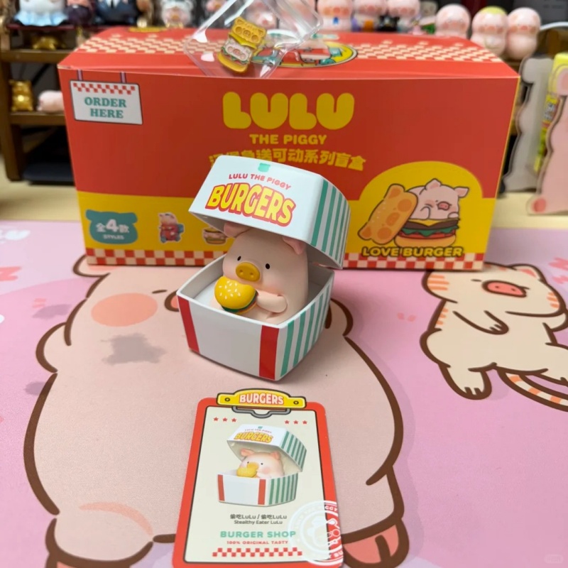 LuLu The Piggy Burger Series F - Desk Setup Kawaii recensione e prezzo