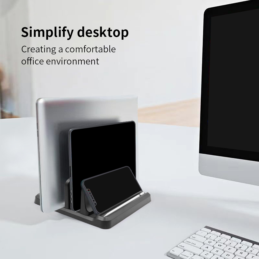 Supporto verticale per laptop  - Desk Setup Macbook recensione e prezzo