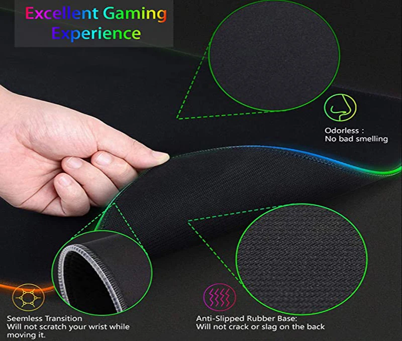 Tappetino per Mouse RGB XXL HD - Desk Setup Laptop And Pc recensione e prezzo