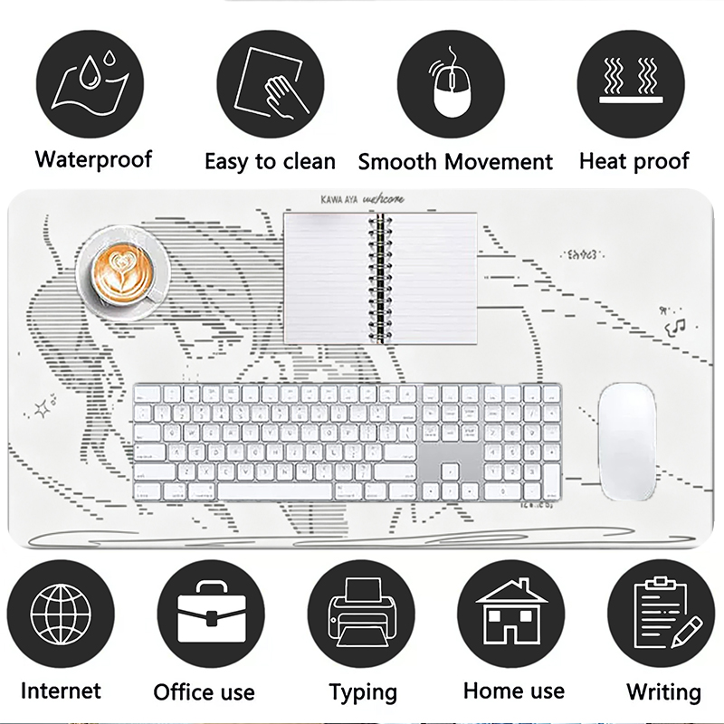 Tappetino per Mouse in Pelle c - Desk Setup Kawaii recensione e prezzo